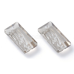 Embossed Glass Rhinestone Pendants&nbsp;GLAA-J101-07A