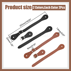 2Pcs 2 Colors PU Leather Spur Straps&nbsp;FIND-WR0012-49