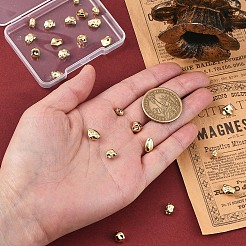 12Pcs 6 Styles Rack Plating Nuggets Brass Beads&nbsp;KK-YW0004-64