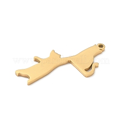 304 Stainless Steel Pendants&nbsp;STAS-F326-17G