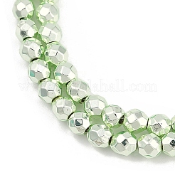 Baking Paint Electroplated Synthetic Non-magnetic Hematite Beads Strands&nbsp;G-H072-A01-01D