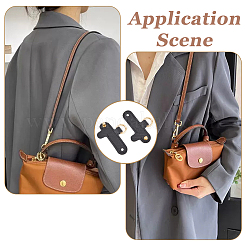 Microfiber Imitation Leather Undamaged Bag D Ring Connector&nbsp;PURS-WH0005-35KCG-02