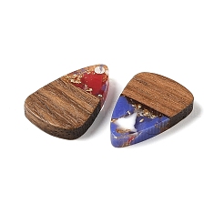 Resin & Wood Pendants&nbsp;WOOD-S061-02J