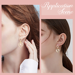 20Pcs Brass Stud Earring Findings&nbsp;KK-BBC0027-87