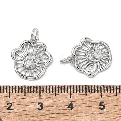 SHEGRACE Brass Clear Cubic Zirconia Pendants&nbsp;XGRQ3K230-535P