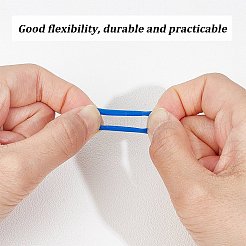 2Pcs 2 Colors Anti-Lost Neck Silicone Ring Neck Lanyards&nbsp;AJEW-GF0006-75