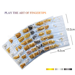 Metal Nail Art Decoration&nbsp;MRMJ-K010-02-05G