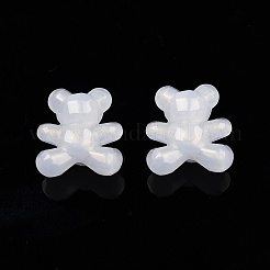 Opaque Acrylic with Glitter Powder Beads&nbsp;X-SACR-G024-05