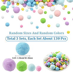 3 sets Polyester Ball Decoration&nbsp;DIY-SC0031-26G