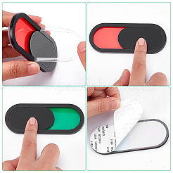 14Pcs Acrylic Red Green Slider Indicator Door Sign&nbsp;AJEW-WR0003-20B