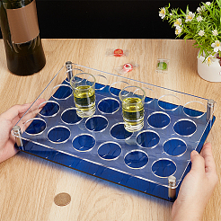 Acrylic Wine Glass Display Stands&nbsp;ODIS-WH0061-82B-02