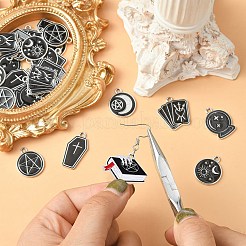 35Pcs 7 Styles Alloy Enamel Pendants&nbsp;ENAM-CJ0004-67