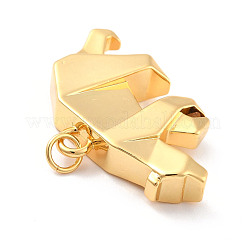 Rack Plating Brass Pendants&nbsp;KK-B052-13G