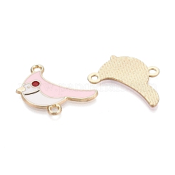 Alloy Enamel Connector Charms&nbsp;PALLOY-Q467-02G-01