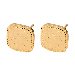 Brass Stud Earrings&nbsp;EJEW-F384-17G-02