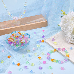 320Pcs 8 Colors Transparent Acrylic Beads&nbsp;MACR-PA0001-25