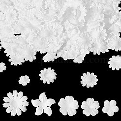 500Pcs 5 Styles Cloth Flower Ornament Accessories&nbsp;DIY-CA0007-99