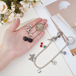 Alloy Enamel Pendant Decorations&nbsp;HJEW-OC00347