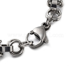 Non-Tarnish 201 Stainless Steel Rope Chain Bracelet&nbsp;BJEW-Z023-16P