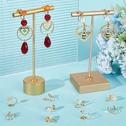 30Pcs 3 Style Brass Clip-on Earring Findings&nbsp;KK-BBC0011-06