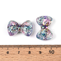 UV Plating Printed Opaque Acrylic Beads&nbsp;PACR-N017-04A