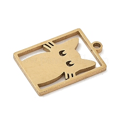 304 Stainless Steel Pendants&nbsp;STAS-H480-02G