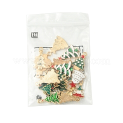 20Pcs 10 Styles Christmas Alloy Enamel Pendants&nbsp;FIND-FS0002-64