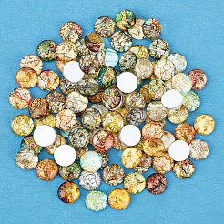 100Pcs Glass Cabochons&nbsp;GLAA-PH0001-16A