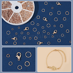 530Pcs 5 Styles Iron Open Jump Rings&nbsp;IFIN-WR0001-23