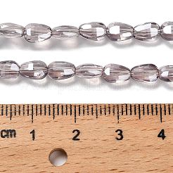 Electroplate Glass Beads Strands&nbsp;EGLA-P064-01B-PL02