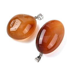 Natural Red Agate Tumbled Stone Pendants&nbsp;GG-K002-06I