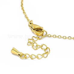 Crystal & Jet Rhinestone with Heart Link Chain Bracelets&nbsp;BJEW-H556-04G