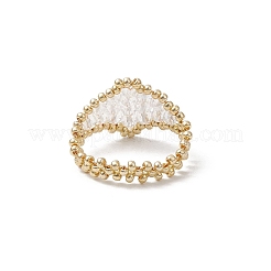 Glass Finger Rings&nbsp;RJEW-MZ00030-05