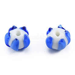 Handmade Lampwork Beads Strands&nbsp;LAMP-N021-44B