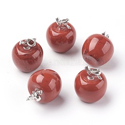 Natural Red Jasper Pendants&nbsp;G-E513-A05