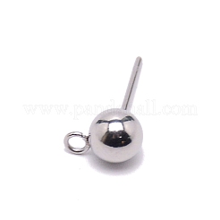 304 Stainless Steel Ball Stud Earring Post&nbsp;LS-FIND-SZC0006-01A-P