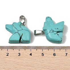 Synthetic Turquoise Pendants&nbsp;G-B127-02P-07