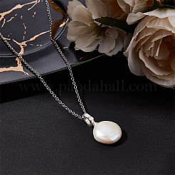 1Pc Natural Baroque Keshi Pearl Pendants&nbsp;FIND-BBC0002-39B