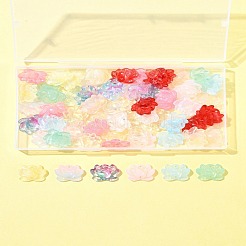 60Pcs 10 Colors Baking Paint Glass Beads&nbsp;GLAA-FS0002-01