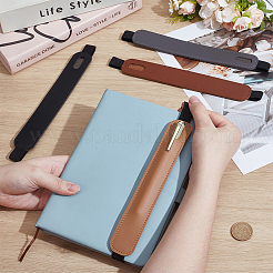 4Pcs 4 Colors PU Leather Single Pen Case&nbsp;AJEW-PH0006-84A