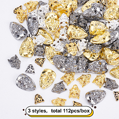 112 Pcs Alloy Cabochons&nbsp;MRMJ-OC0001-57