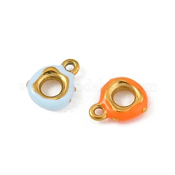 304 Stainless Steel Enamel Charms&nbsp;STAS-P396-18G-M