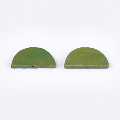 Painted Natural Wood Beads&nbsp;WOOD-T021-05B-06