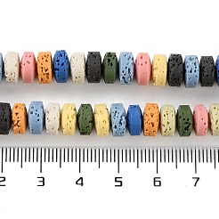 Synthetic Lava Rock Dyed Beads Strands&nbsp;G-H311-09-09