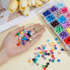 720Pcs 24 Colors Plastic Pearlized Beads&nbsp;KY-PA0001-11