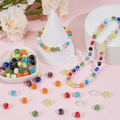 120Pcs Handmade Luminous Lampwork Beads&nbsp;LAMP-PA0001-60A