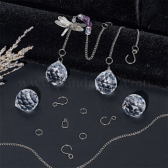 DIY Teardrop Crystal Chandelier Parts Making Findings&nbsp;DIY-SP0001-26