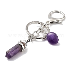 Natural & Synthetic Mixed Gemstone Keychain&nbsp;KEYC-M022-05
