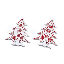 Christmas Spray Painted Wood Big Pendants&nbsp;WOOD-N005-105