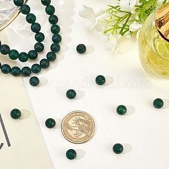 Natural Green Onyx Agate Beads Strands&nbsp;G-AR0002-37